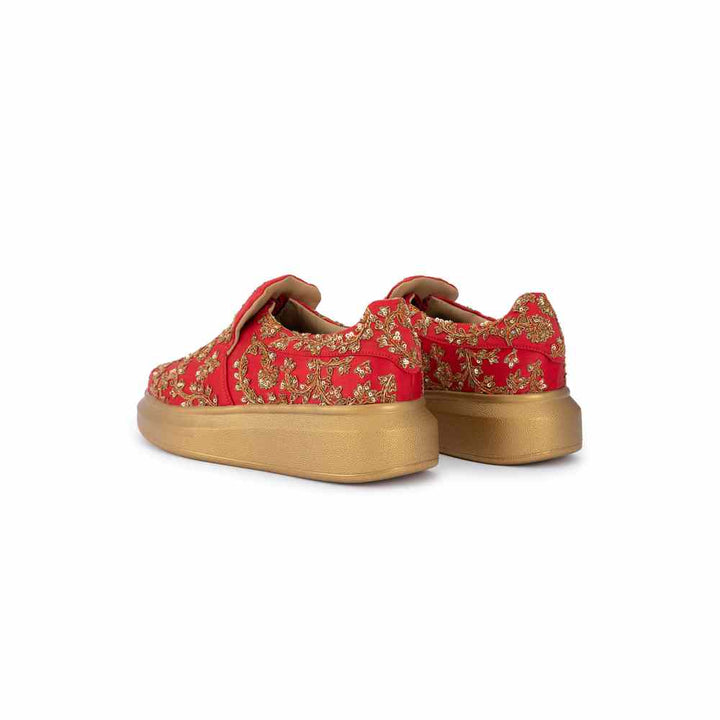 Anaar The Heirloom Classic Red Womens Sneakers