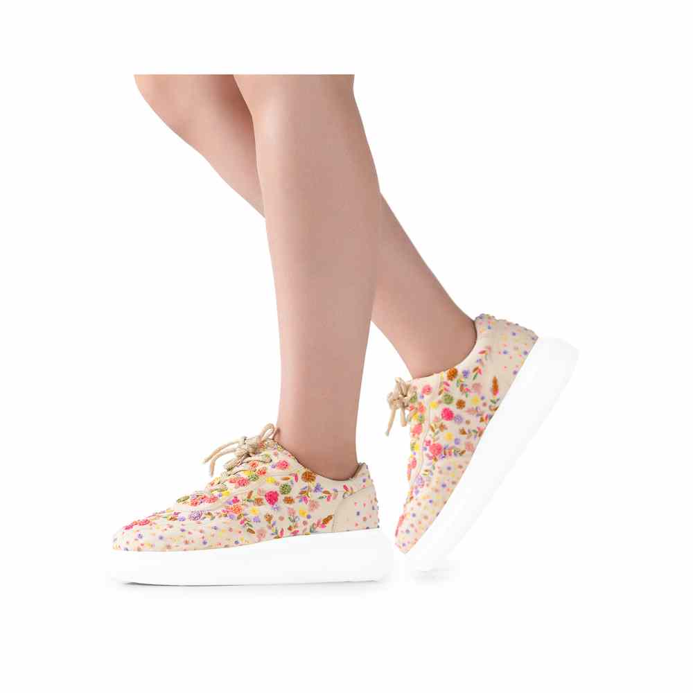 Anaar The Corsage Classic Multi Color Womens Sneakers