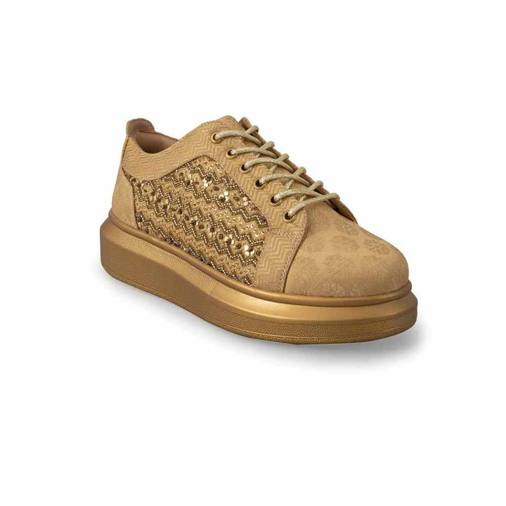 Anaar The Empress Gold Womens Sneakers