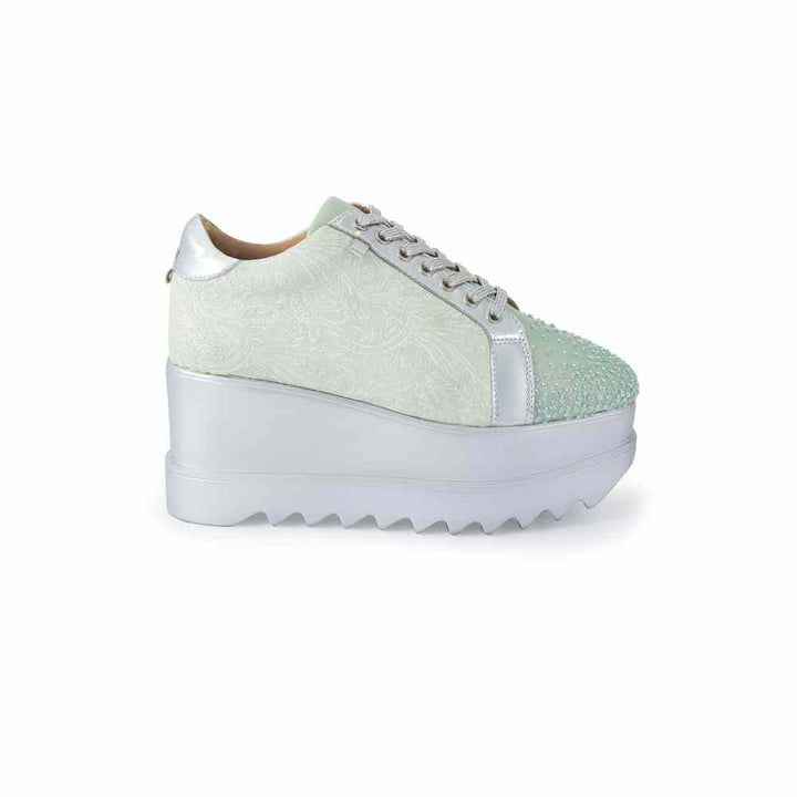 Anaar Macaron Magic Green Womens Sneakers