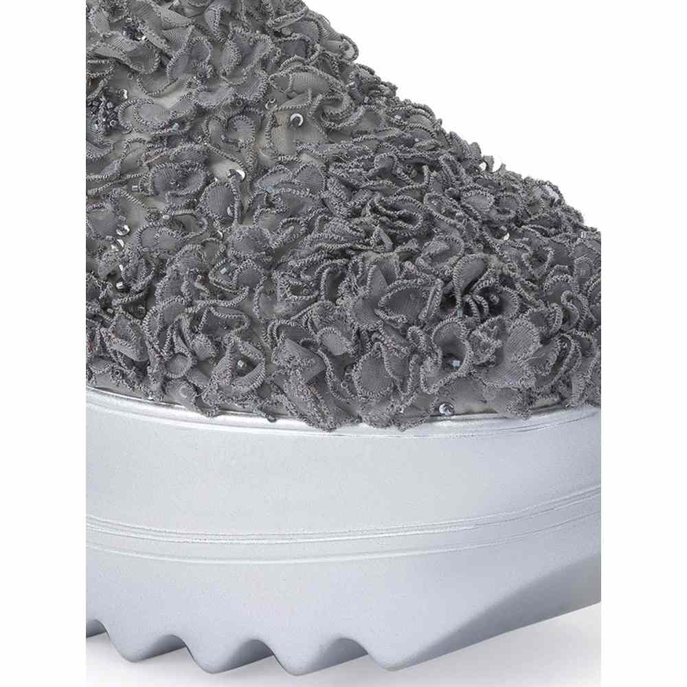 Anaar Frills & Friends Grey Womens Sneakers