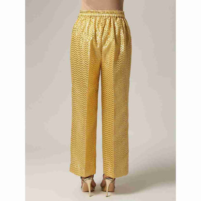 Anantaa Yellow Chanderi Palazzo