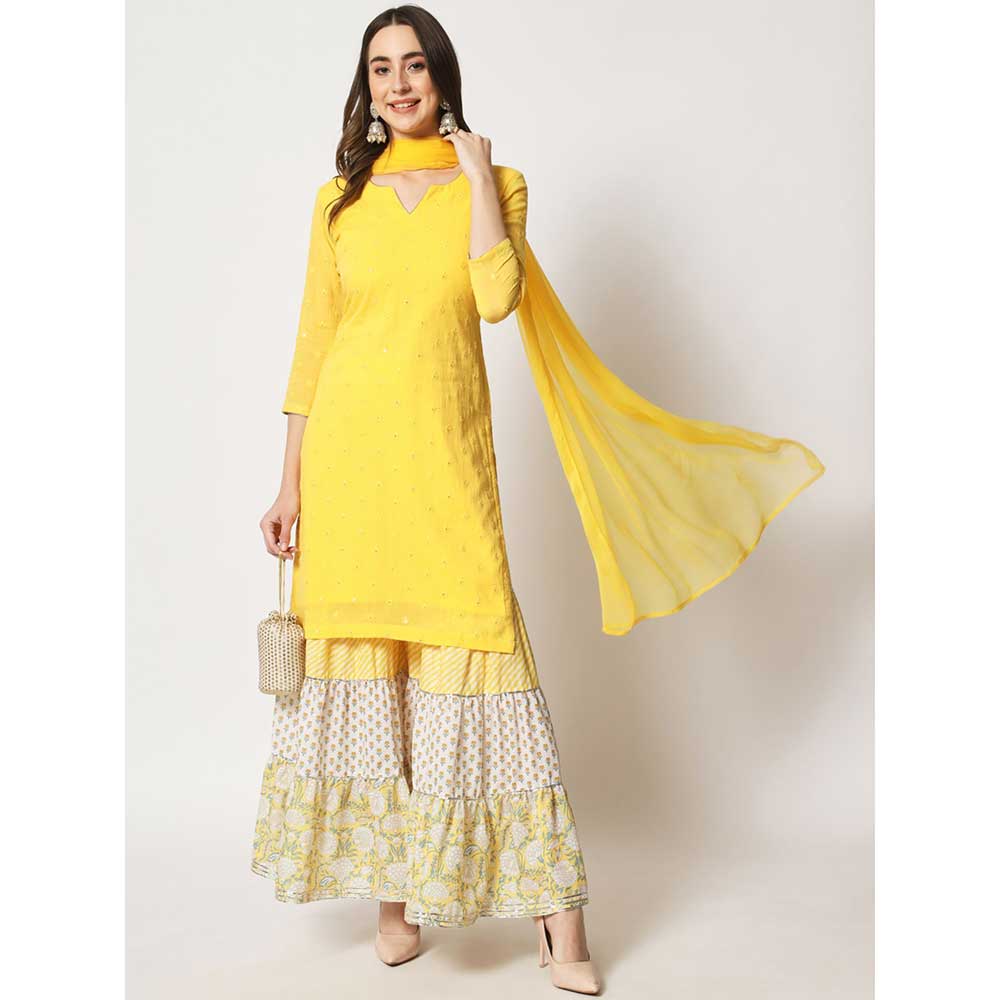 Buy sanaa Women's Rayon Printed Short Kurti Yellow Color (SN-7760) at  Amazon.in