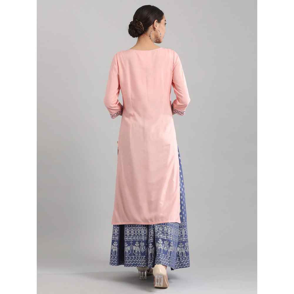 Aurelia Pink Geometric Dress