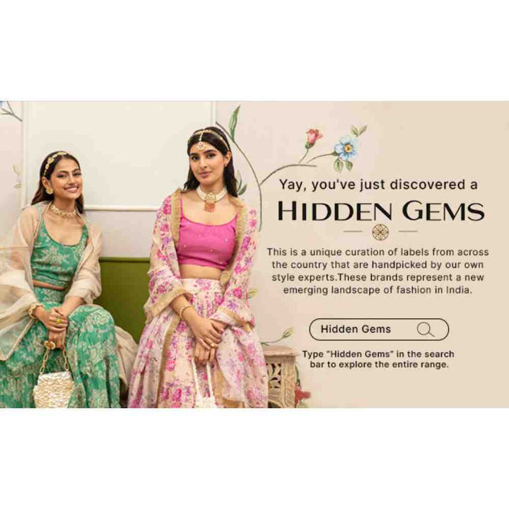 AROOP SHOP INDIA Pink Poppy Floral Print Dress