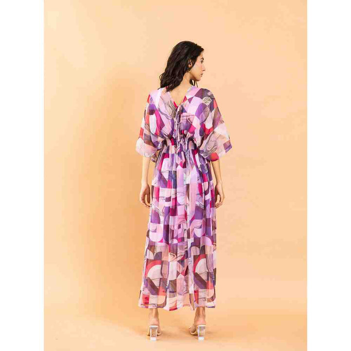 AROOP SHOP INDIA Zayna Multi-Color Dress (Set of 2)