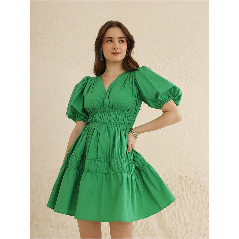 Ashico Madison Dress - Green