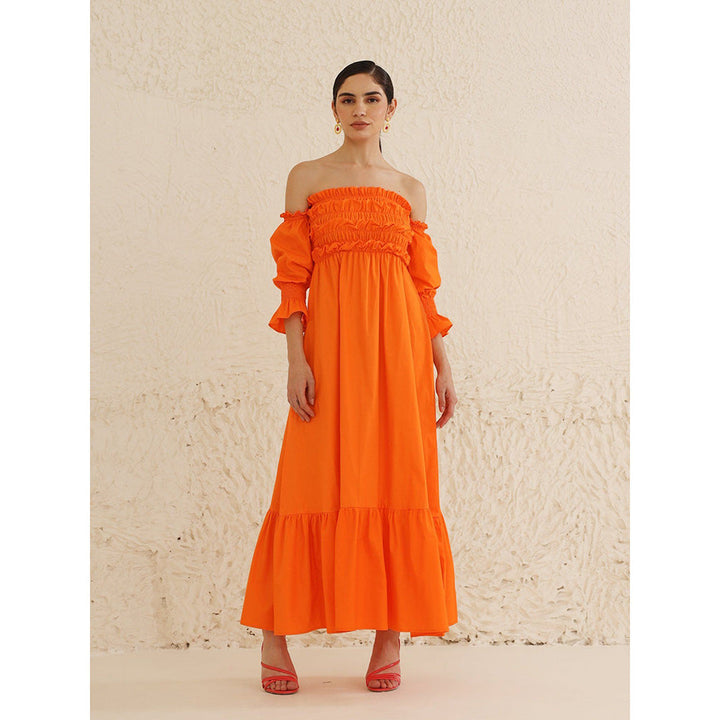Ashico Eden Dress - Orange
