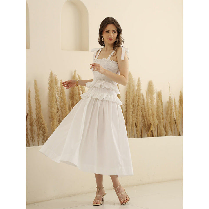 Ashico Angelina Dress - White