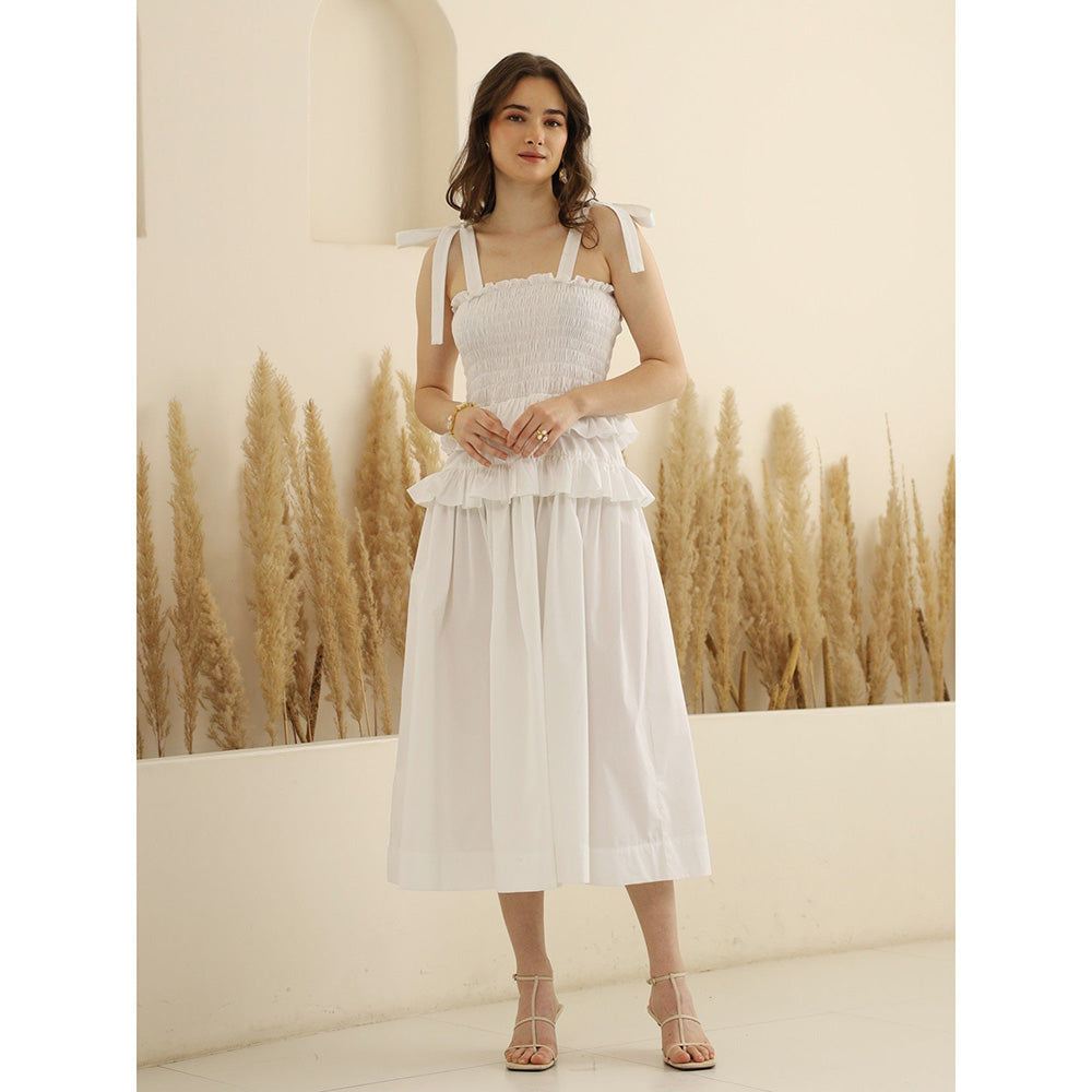 Ashico Angelina Dress - White