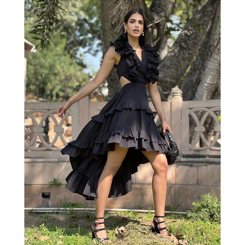 Ashico Stella Dress - Black