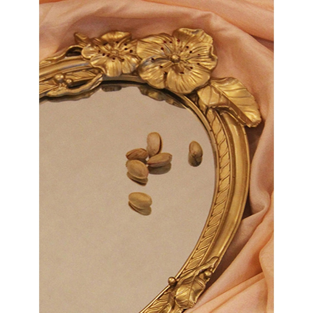 Assemblage Gold  Flora Trinket  Mirrorl Tray