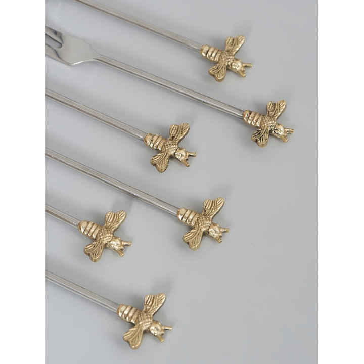 Assemblage Buzzy Bee Fruit Forks (Set of 6)