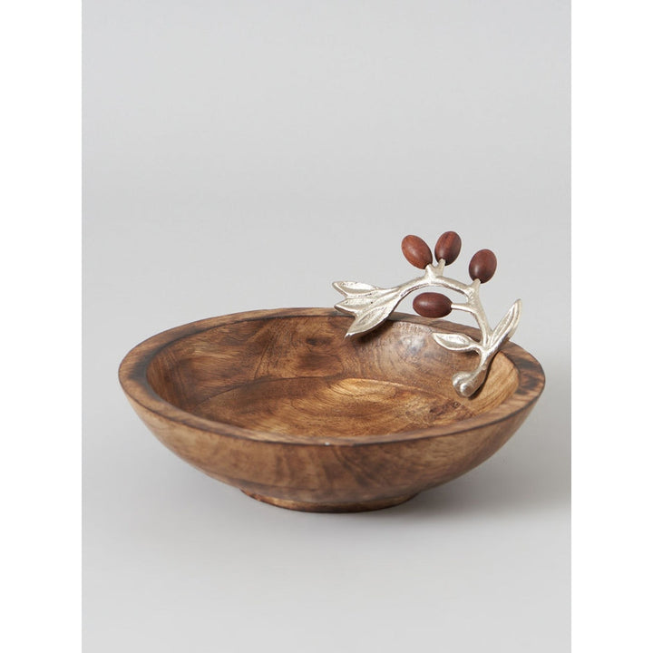 Assemblage Wood Acorn Bowl