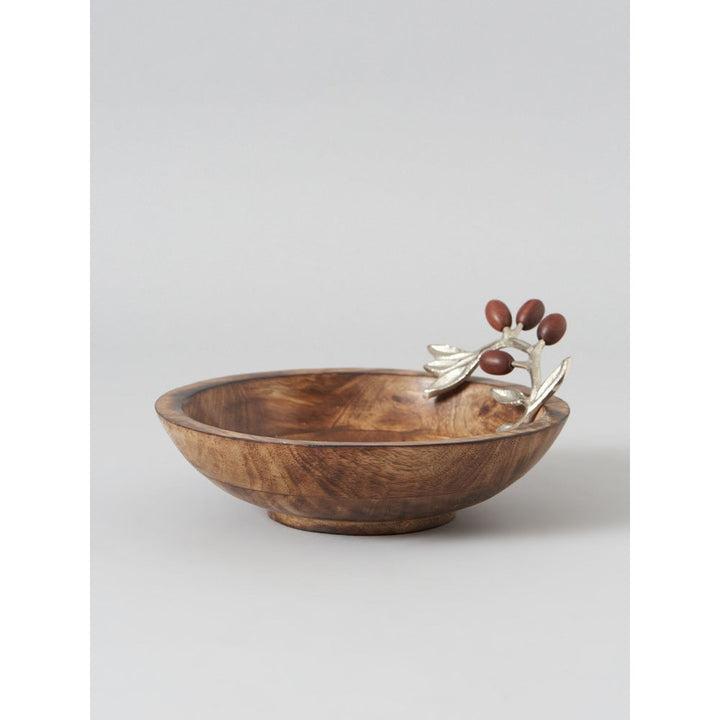Assemblage Wood Acorn Bowl
