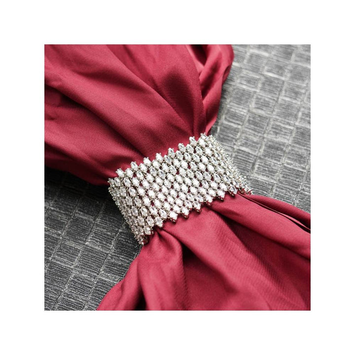 Auraa Trends Zircon Rhodium Finish Stunning Bracelet For Women