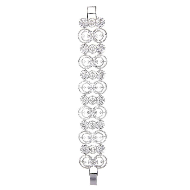 Auraa Trends Silver Plated Bracelet with Beads
