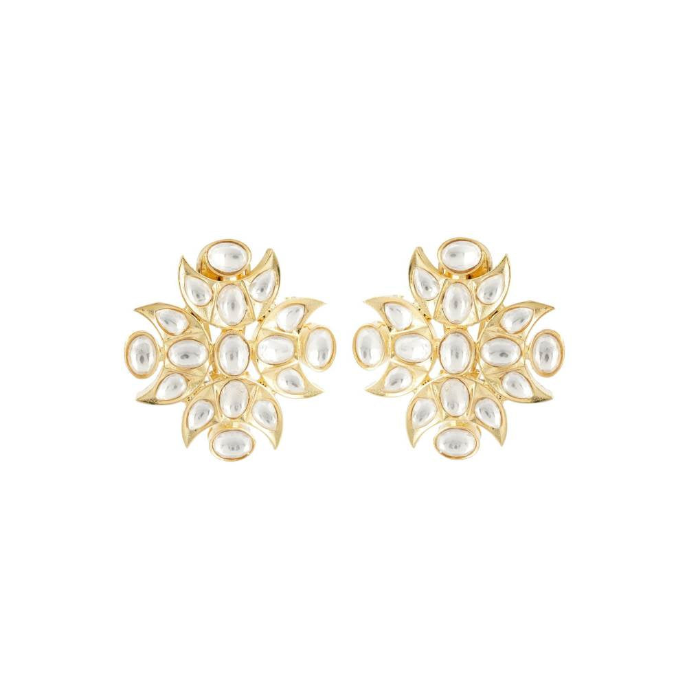 Auraa Trends Gold Plated Kundan Choker Necklace Set