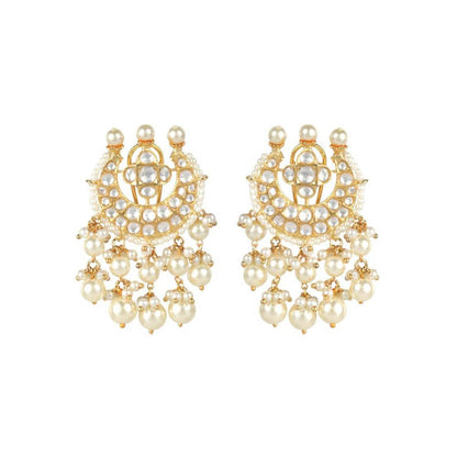 Auraa Trends 22Kt Gold Plated Kundan Classic Necklace Set