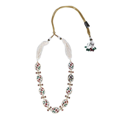 Auraa Trends 22Kt Gold Plated Kundan Navratna Necklace Set for Women and Girls