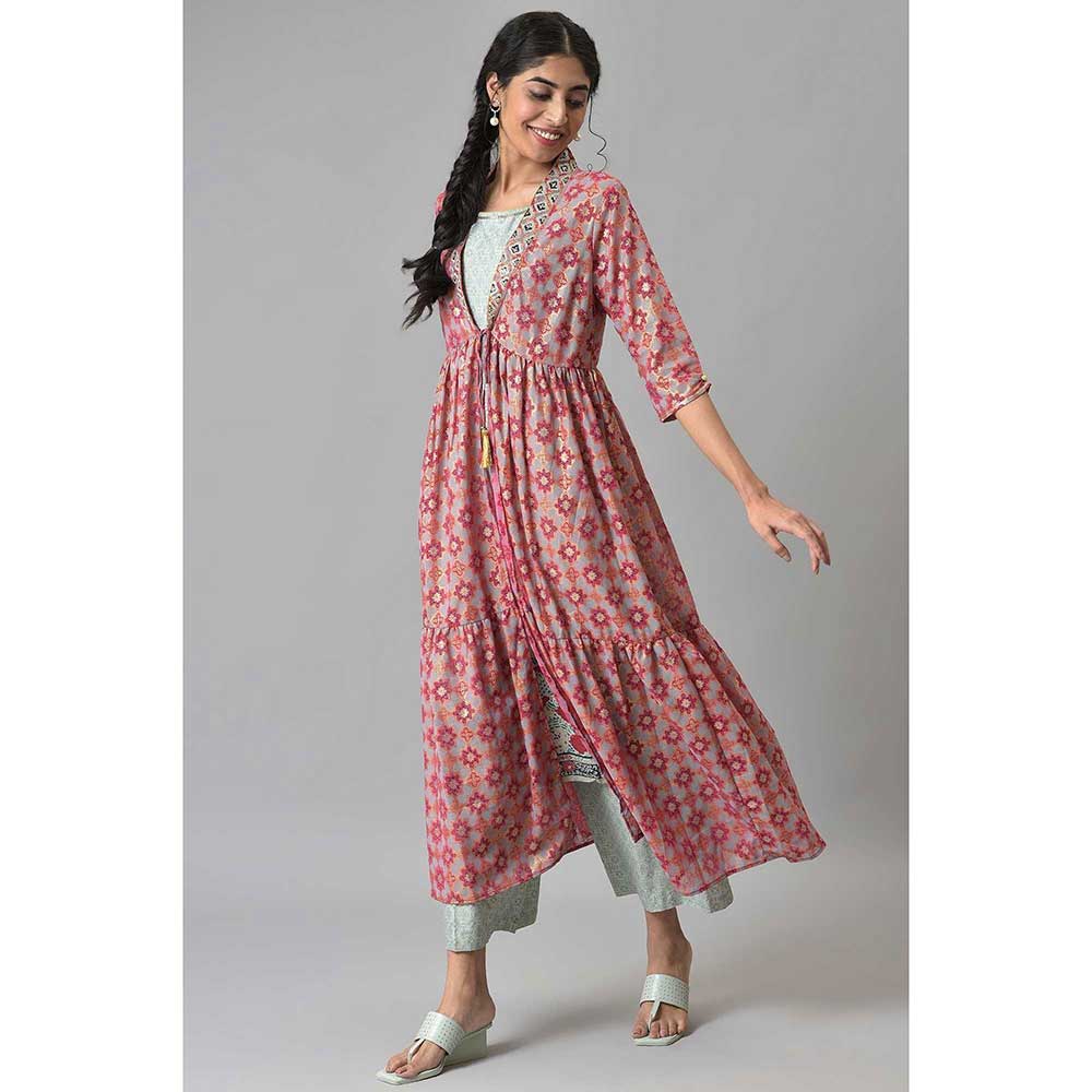 Buy online Pink Rayon Kurta Dupatta Set from ethnic wear for Women by  Aurelia for ₹3250 at 43% off | 2024 Limeroad.com