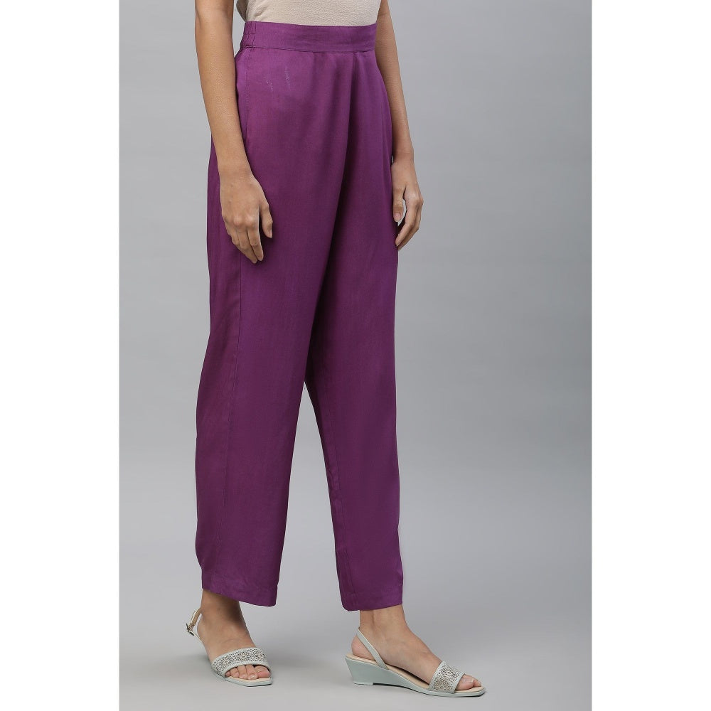 Aurelia Purple Narrow Pant