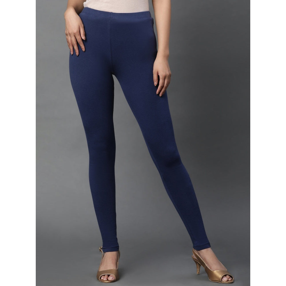 Buy AURELIA Gold Printed Polyester Spandex Women's Casual Tights | Shoppers  Stop