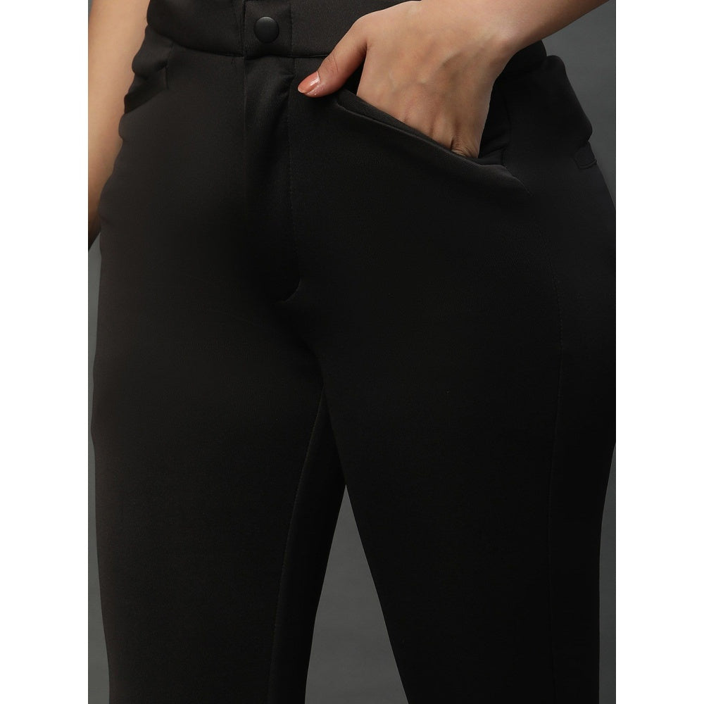 Aurelia Black Smart Casual Slim Pants