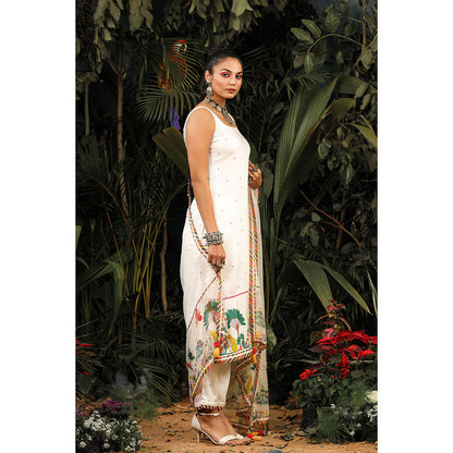 Baise Gaba Hoor Kurta (Set of 3)