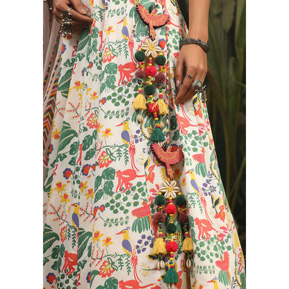 Baise Gaba Kahkashan Lehenga (Set of 3)