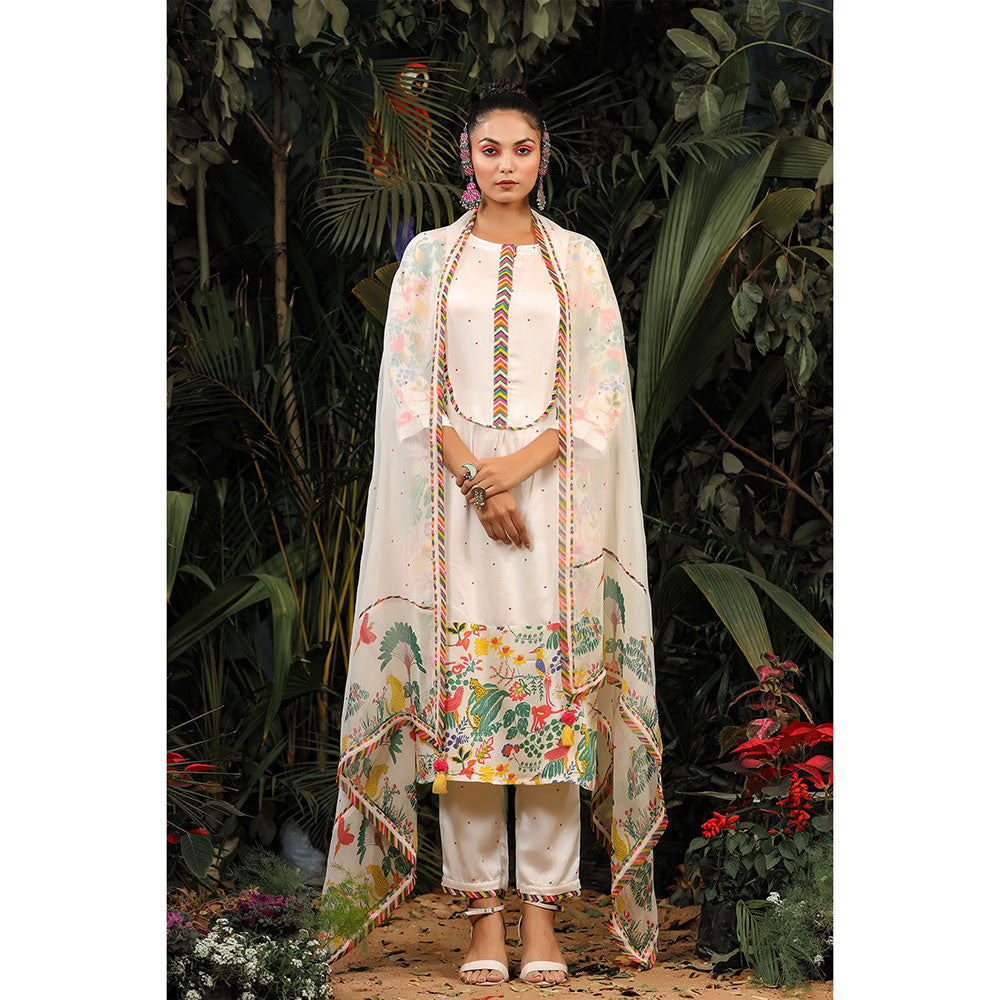 Baise Gaba Saba Kurta (Set of 3)