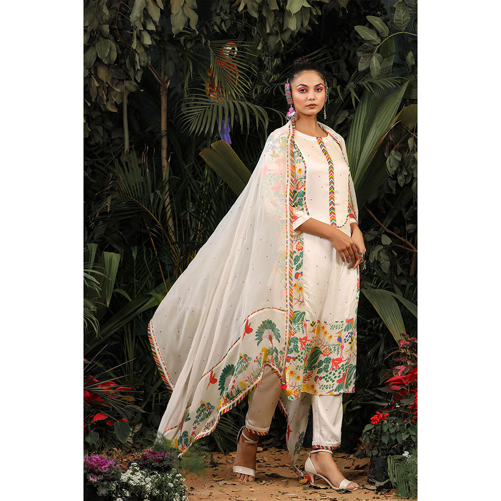 Baise Gaba Saba Kurta (Set of 3)