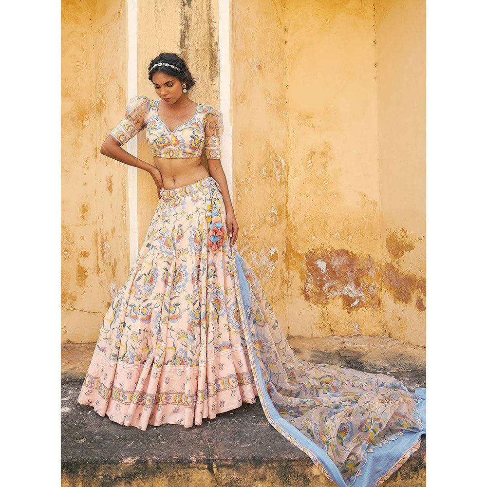 Baise Gaba Ruhaniyat Lehenga Set (Set of 3)