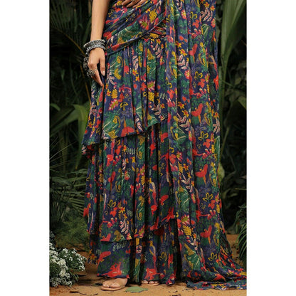 Baise Gaba Gouhar Saree with Unstitched Blouse