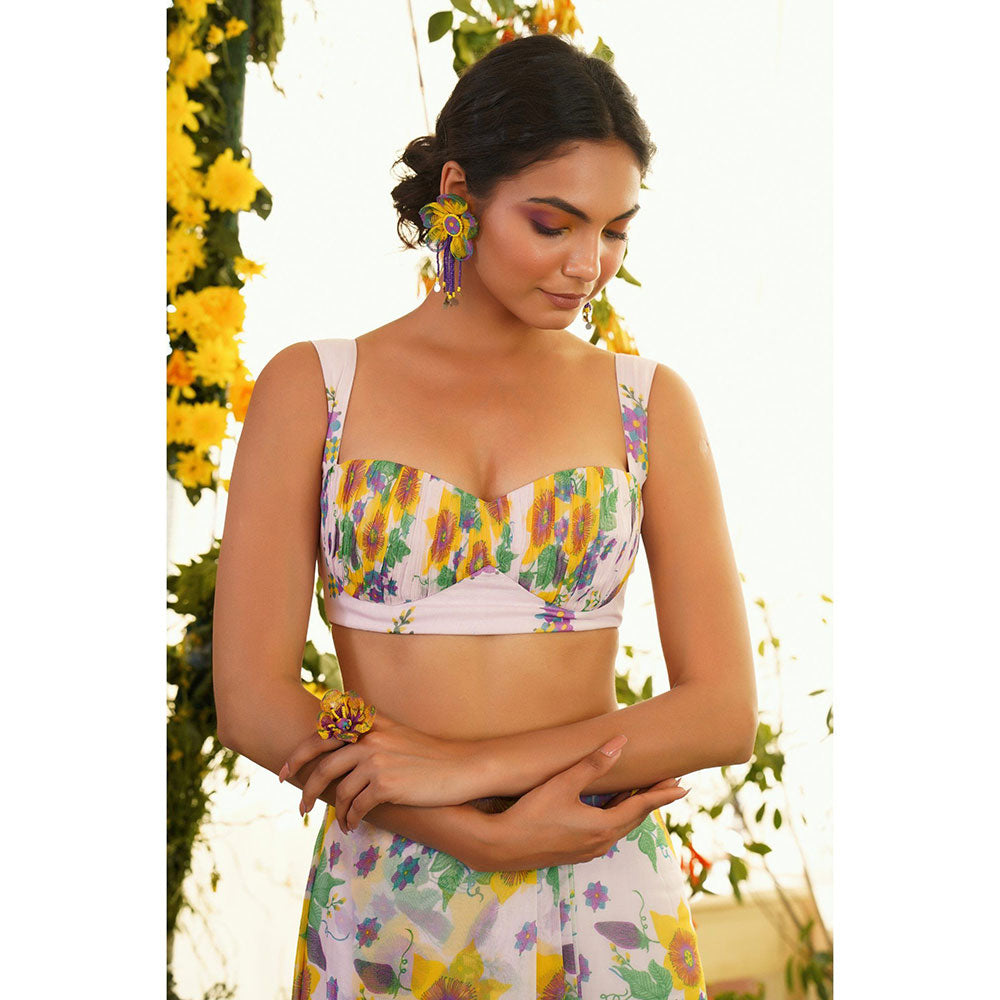 Baise Gaba Shaad Blouse Floral Multi-Colored