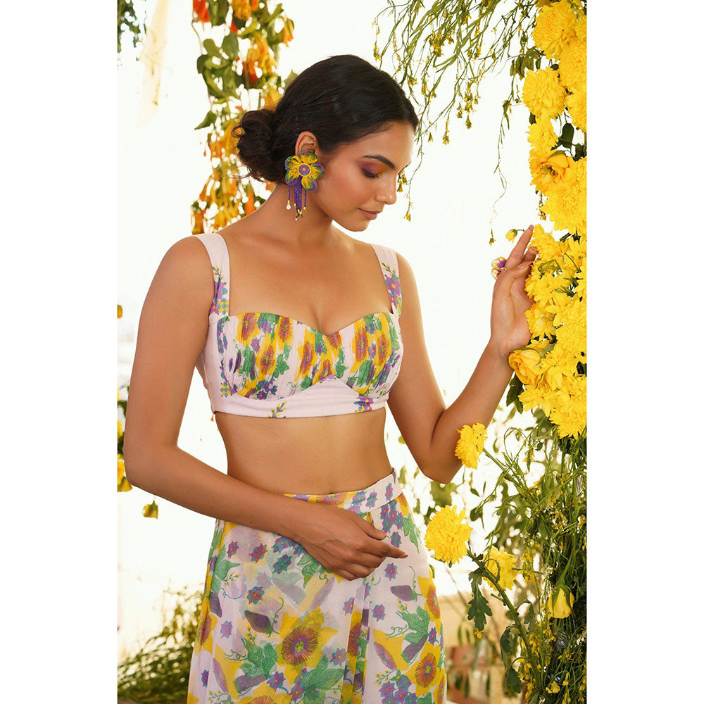 Baise Gaba Shaad Blouse Floral Multi-Colored