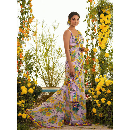 Baise Gaba Muqaddas Saree Set with Unstitched Blouse
