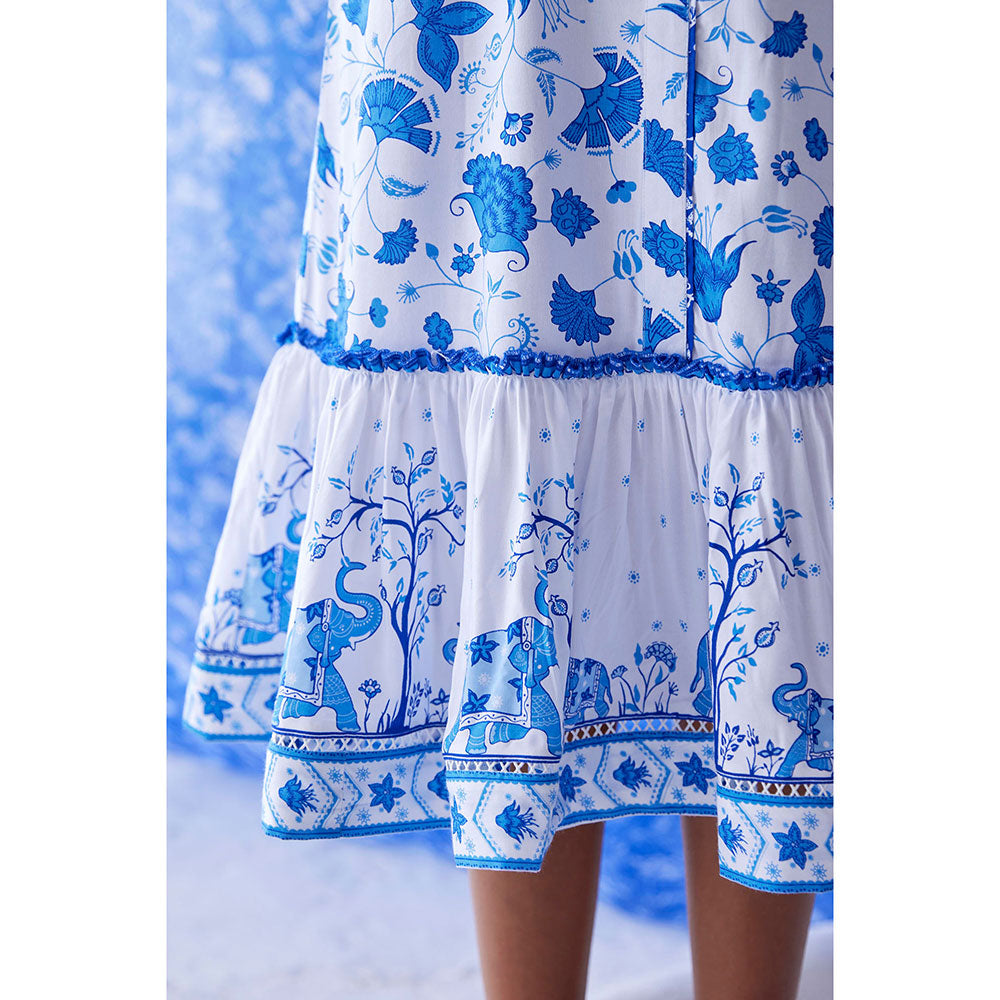 Baise Gaba White Arazi Shirt Dress