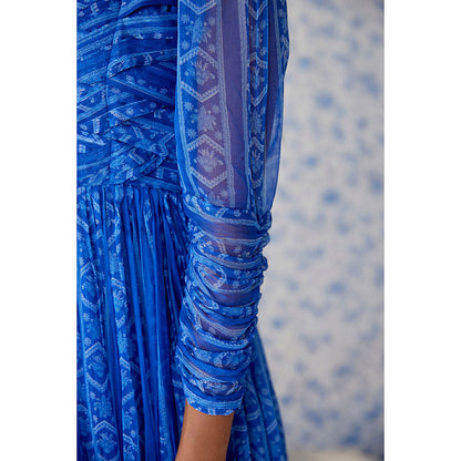 Baise Gaba Blue Rooh Dress
