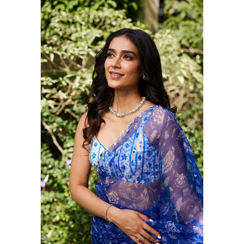 Baise Gaba White Hritu Stitched Blouse