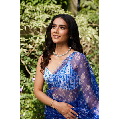 Baise Gaba White Hritu Stitched Blouse