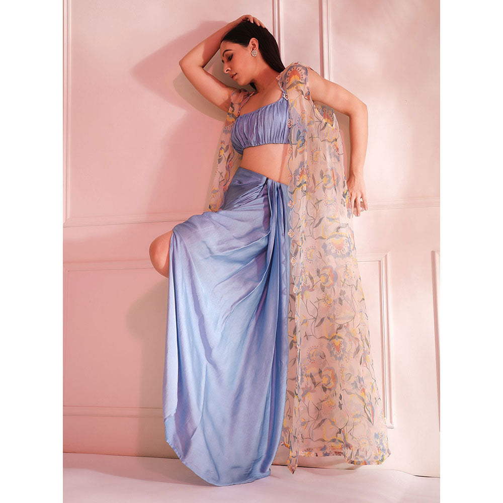 Baise Gaba Blue Dhara Skirt