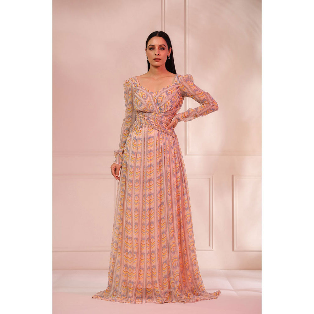 Baise Gaba Peach & Multi-Color Nazm Dress