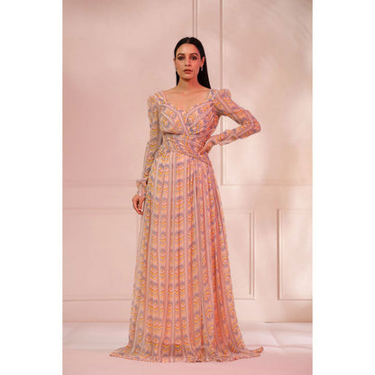 Baise Gaba Peach & Multi-Color Nazm Dress