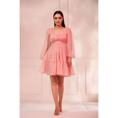 Baise Gaba Aria Pink Mini Dress