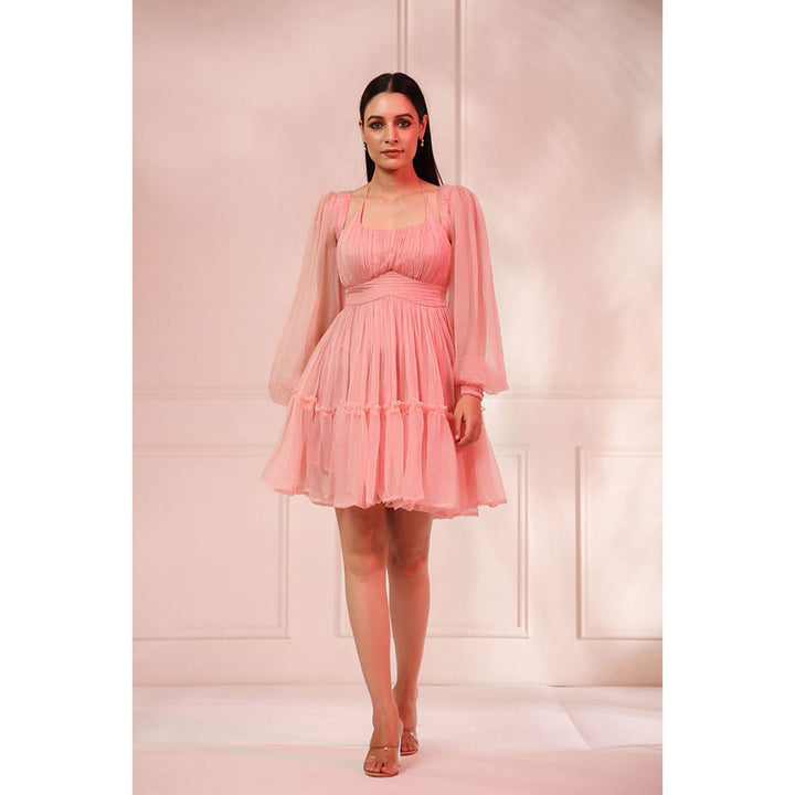 Baise Gaba Aria Pink Mini Dress