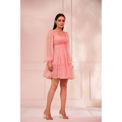 Baise Gaba Aria Pink Mini Dress