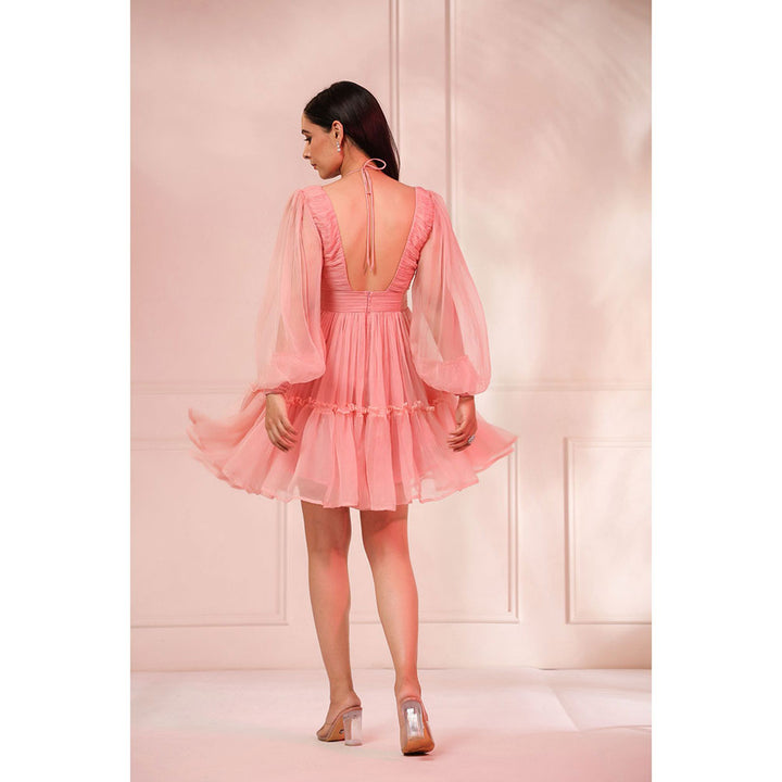 Baise Gaba Aria Pink Mini Dress