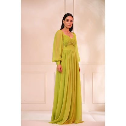 Baise Gaba Grace Neon Green Dress
