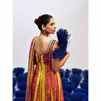 Baise Gaba Roze Multi-Color Anarkali Kurta